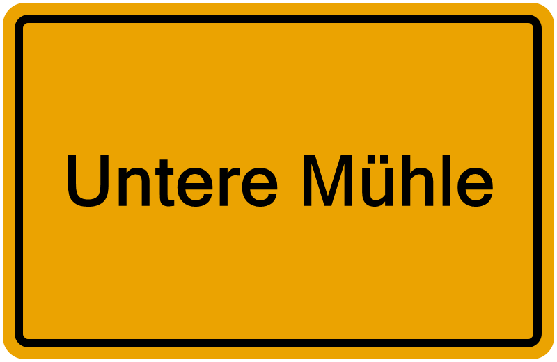 Handelsregisterauszug Untere Mühle